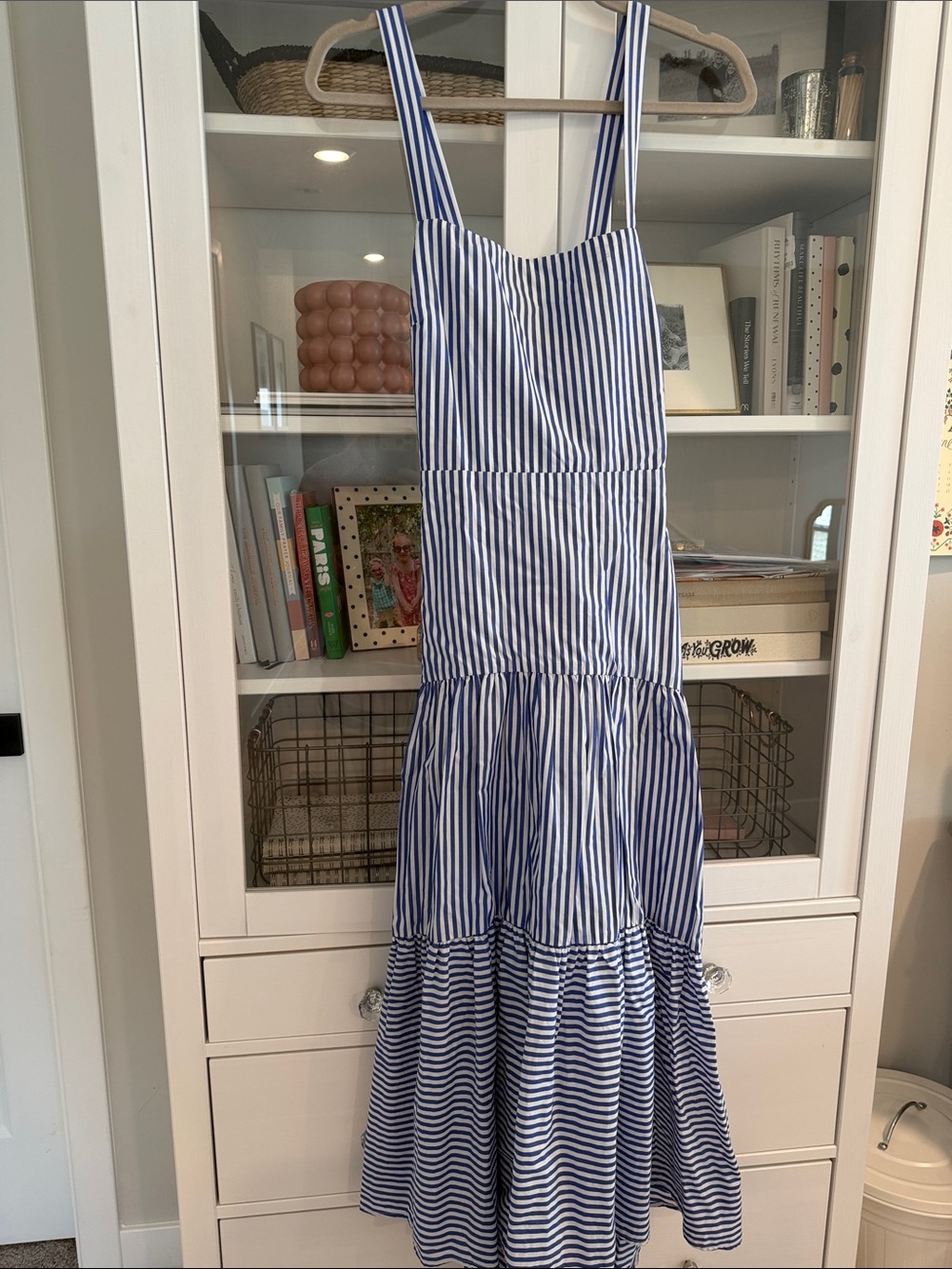 Banana Republic Blue and White Striped Dress NWT Size 4 - Picture 1 of 6